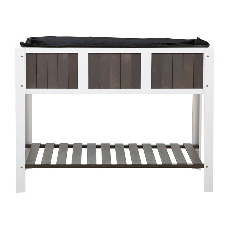 47インチ x 23インチ x 35インチ 木製の上げられたガーデンプランターベッド、植栽、収納棚、多用途に使える広々としたエリア。 47インチ x 23インチ x 35インチ 木製の上げられたガーデンプランターベッド、植栽、収納棚、多用途に使える広々としたエリア。