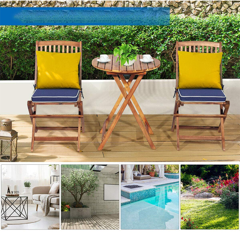 パティオ会話屋外セット 3 ピース パティオ会話セット クッション付き