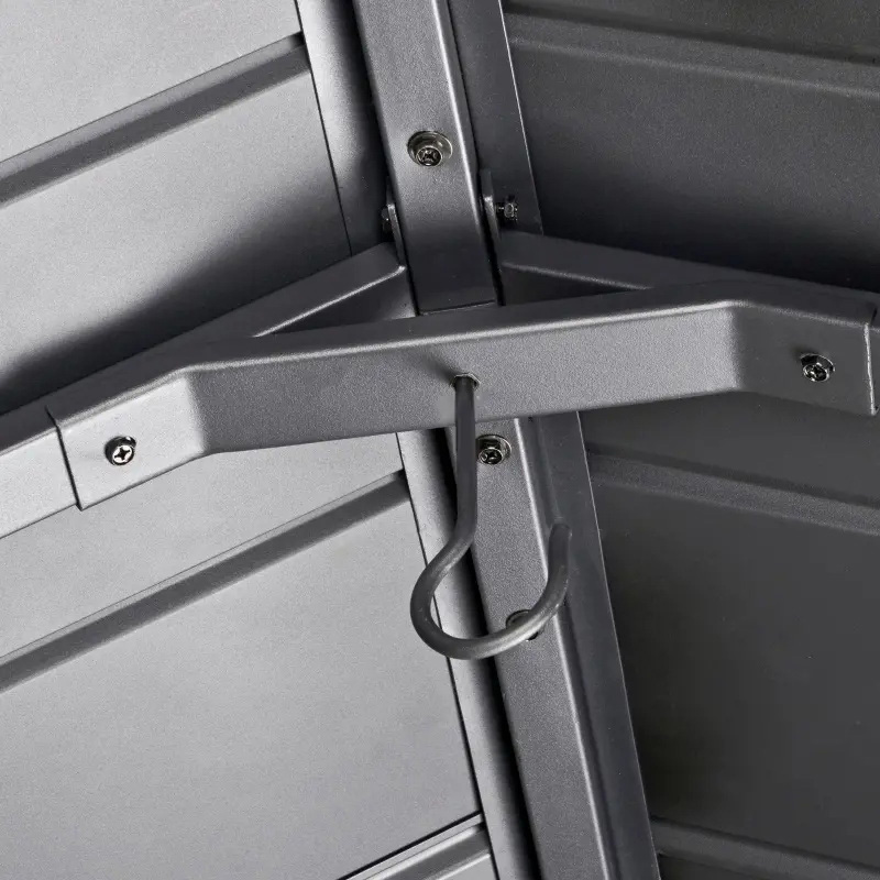 11x13 ハードトップ ガゼボ 木製フレーム付き 永久金属屋根 ガゼボ キャノピー 天井フック付き 庭 パティオ 裏庭用