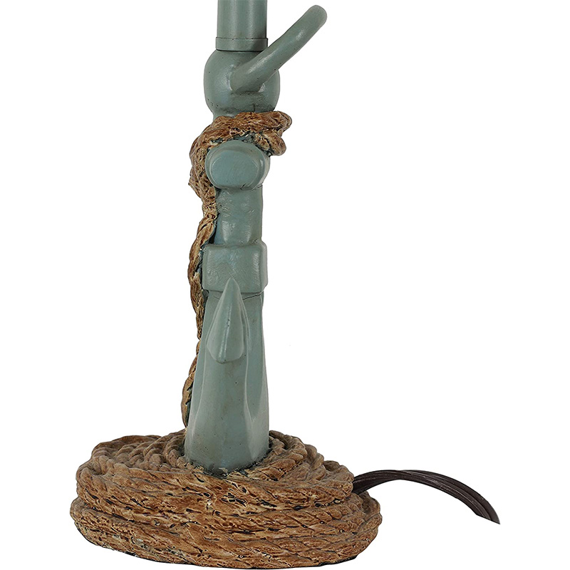 Coastal Style テーブルランプ アンティークアイスブルー