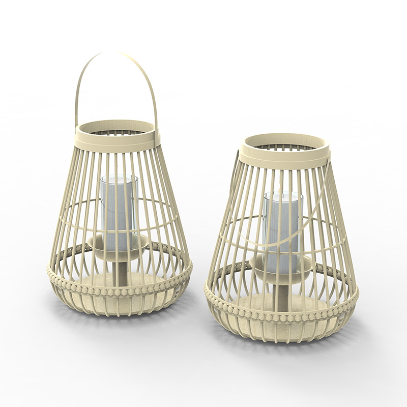 電池式キャンドル付きメタルランタン - トラディショナルブラック、17インチランタン