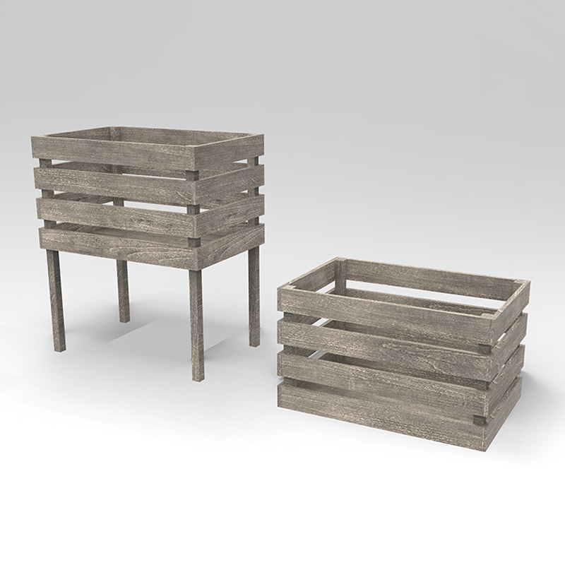 野菜、ハーブ、花用の3段上げガーデンベッド自立型プランターボックス