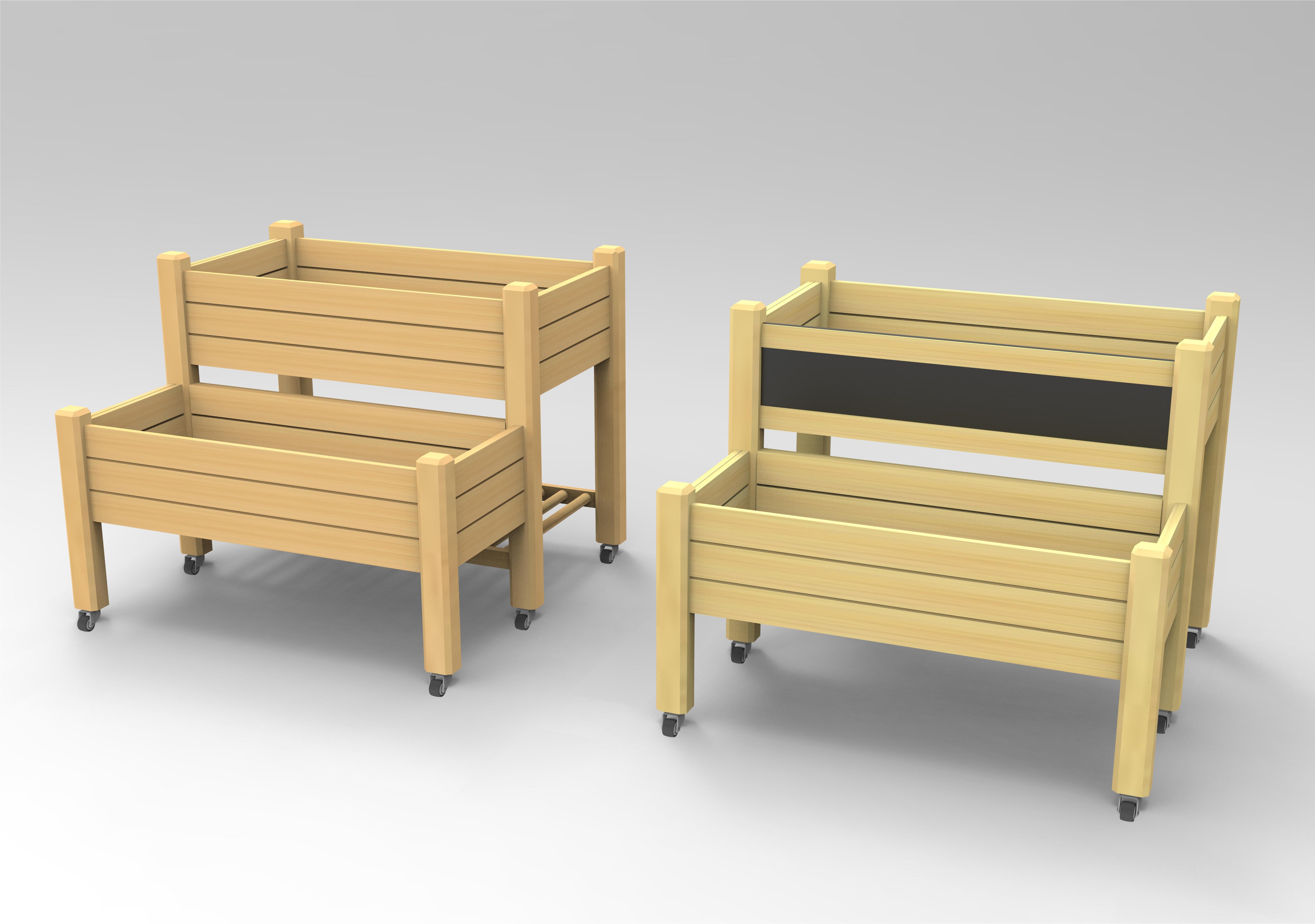 キッズレイズドガーデンベッドプランター